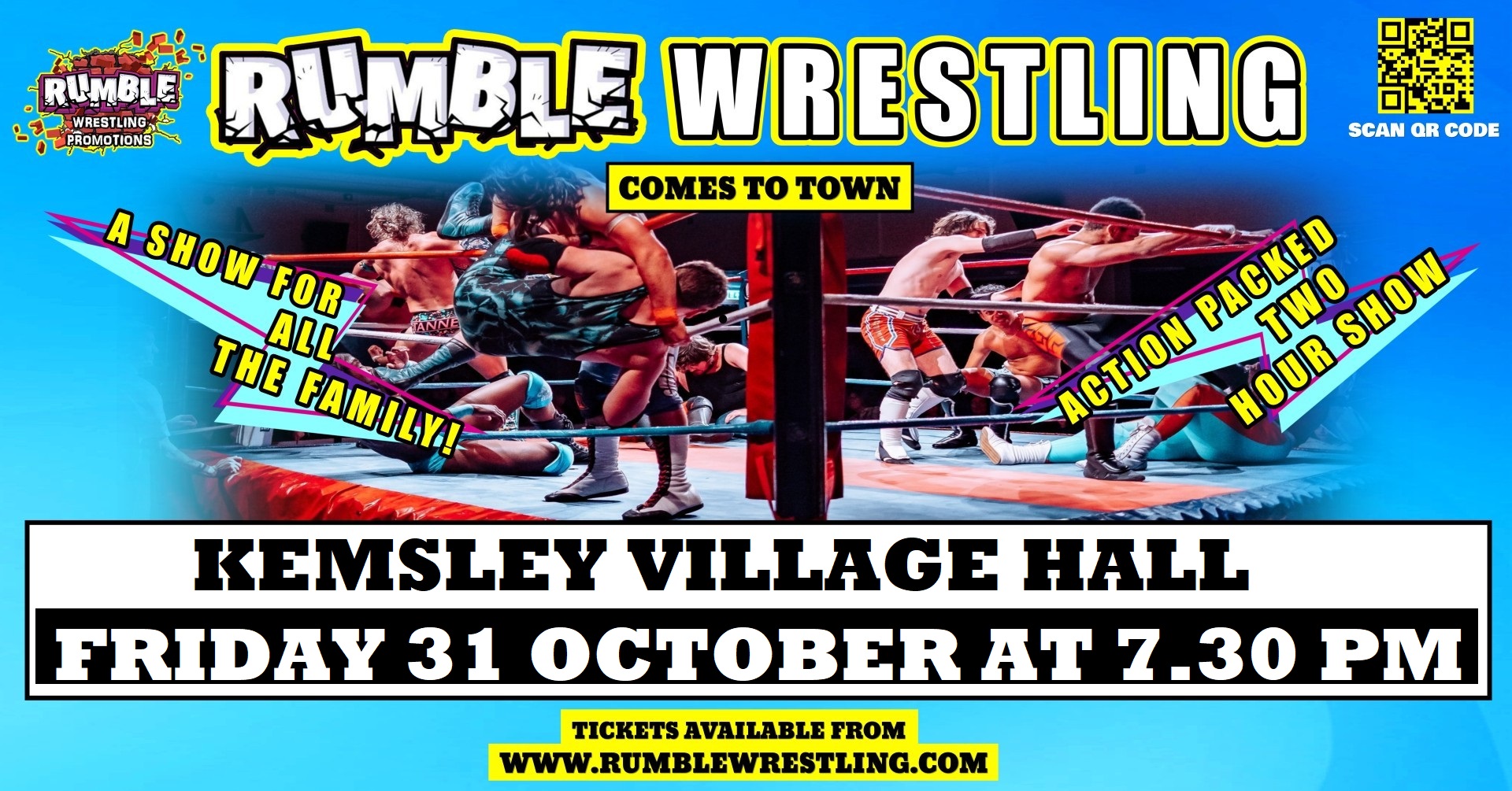 Rumble Wrestling comes to Kemsley for its Halloween Special